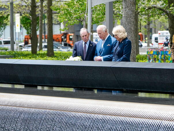 The British King and Queen paid tribute to the victims of the September 11 attacks