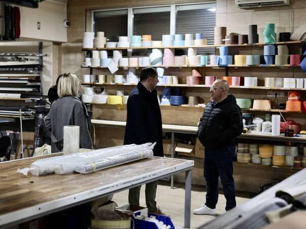The mayor of Bihać visited business entities