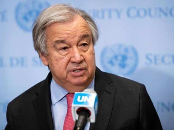 Guterres appealed to the US and Iran to renegotiate peace