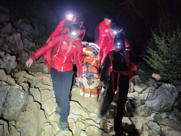 HGSS Čitluk saved an Italian woman in Križevac near Medjugorje