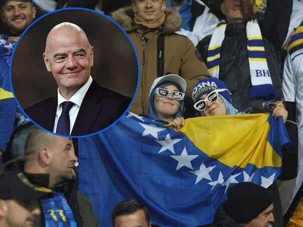 Infantino: The BiH national team and fans bring a special passion to the World Cup