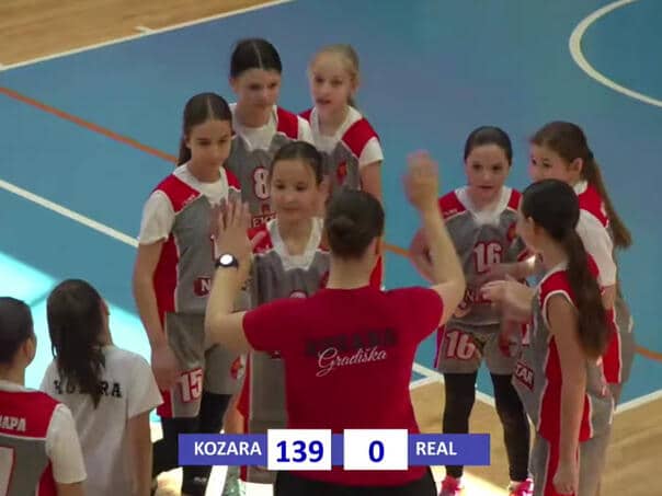 The basketball match in BiH ended with a score of 139:0!