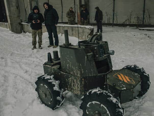 "The front line is like Terminator": Combat robots give Ukraine hope in war with Russia