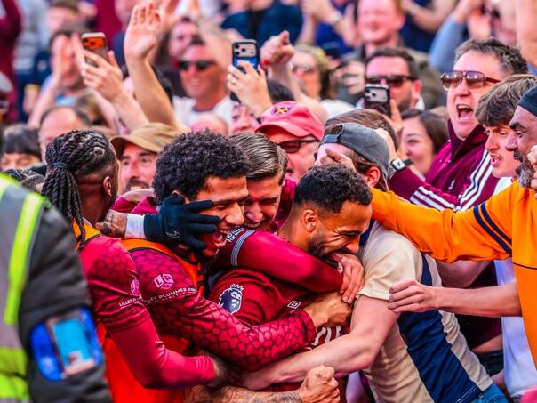 Liverpool celebrated at home, Tottenham and West Ham survived dramatic endings