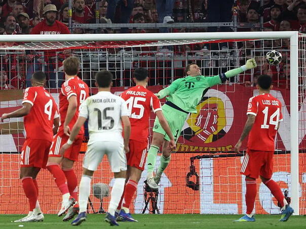 Madhouse in Munich: Five goals in the first half, Real leads against Bayern