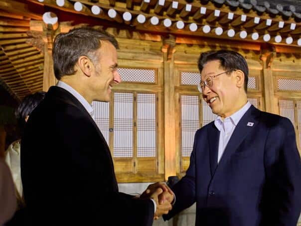 Macron and the South Korean president agreed on cooperation over the Strait of Hormuz