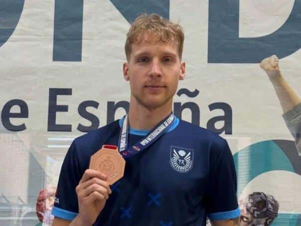 Nedžad Husić won a bronze medal at the tournament in Spain