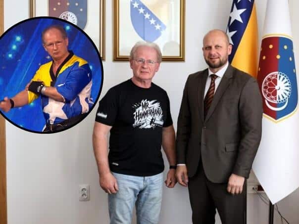 Okerić received an interesting guest: Have you heard of Mr. Hammerhand?