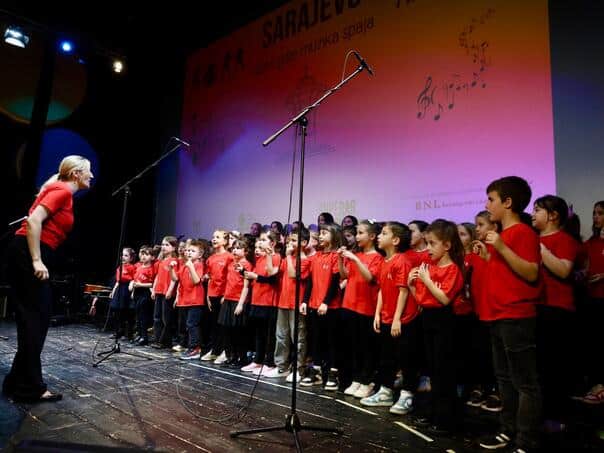 About 200 children and young people celebrated Sarajevo City Day with a concert