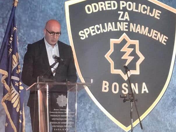 Osmanović at the commemoration of the anniversary of the Police Detachment "Bosnia": The flag, anthem and homeland have no alternative