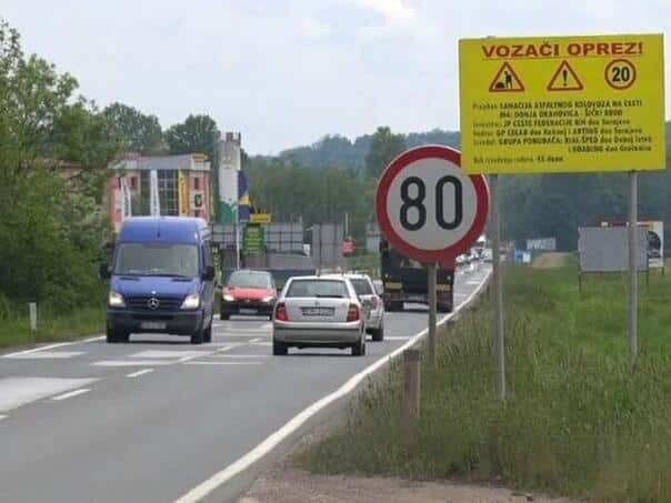 Increased traffic and works on roads throughout Bosnia and Herzegovina