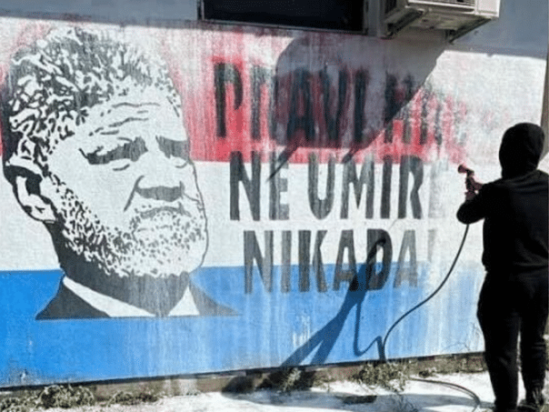 Defeat of institutions: Praljku mural returned the same day after its removal