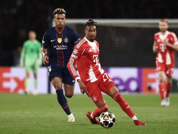 The first half of the match between PSG and Bayern went down in history