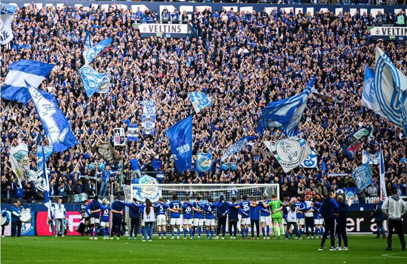 Schalke in fear of their fans ahead of the match to return to the Bundesliga