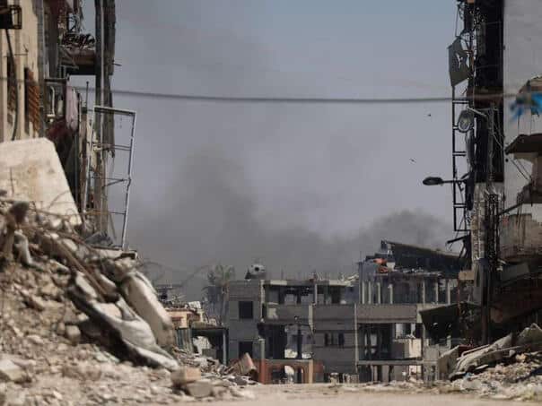 Four Palestinians were killed in an Israeli airstrike in Gaza