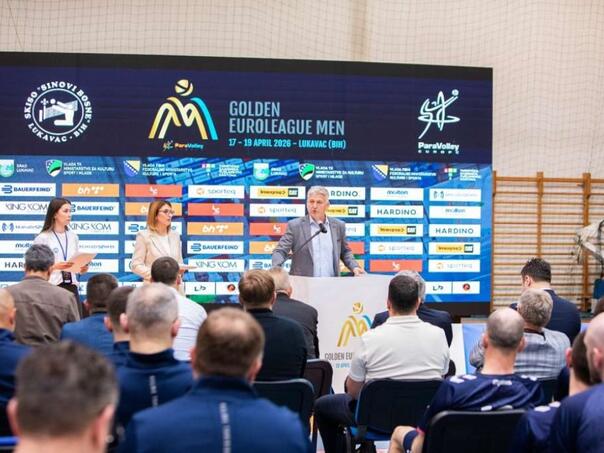 The Golden League of sitting volleyball was officially opened in Lukavac