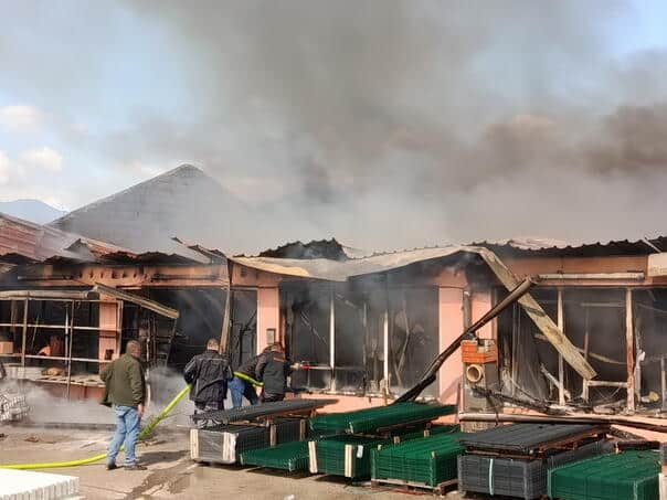 Extinguished fire in Bugojno: Huge material damage caused