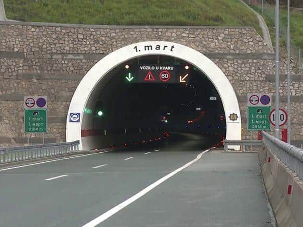 Zenica-Lašva direction closed due to tunnel servicing March 1