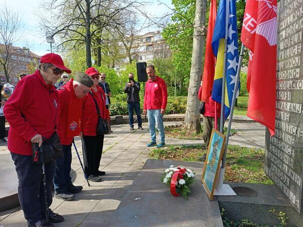 Anti-fascists from Zenica marked the 81st anniversary of the liberation of the city in NOR 1941-1945.