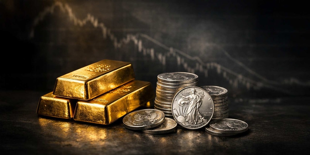 Gold and silver under selling pressure