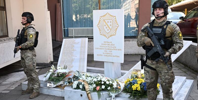 On the occasion of May 15, ZDK Police Day, flowers were laid on the memorial