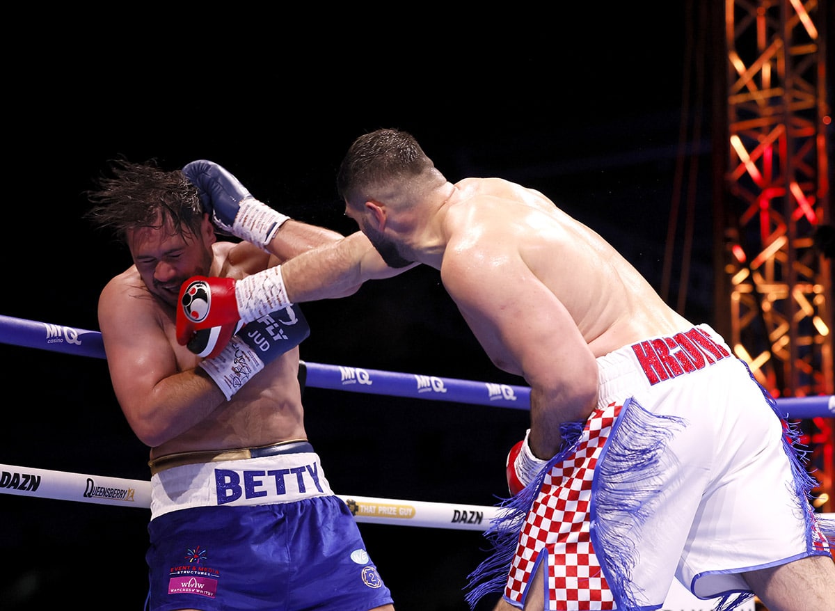 Watch Filip Hrgovic’s new knockout: Allen’s corner threw in the towel