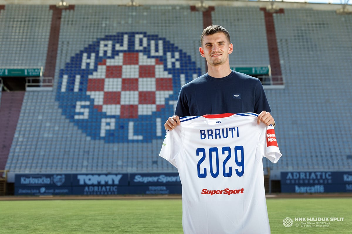 The Whites received new reinforcements: Brruti arrived at Poljud without compensation