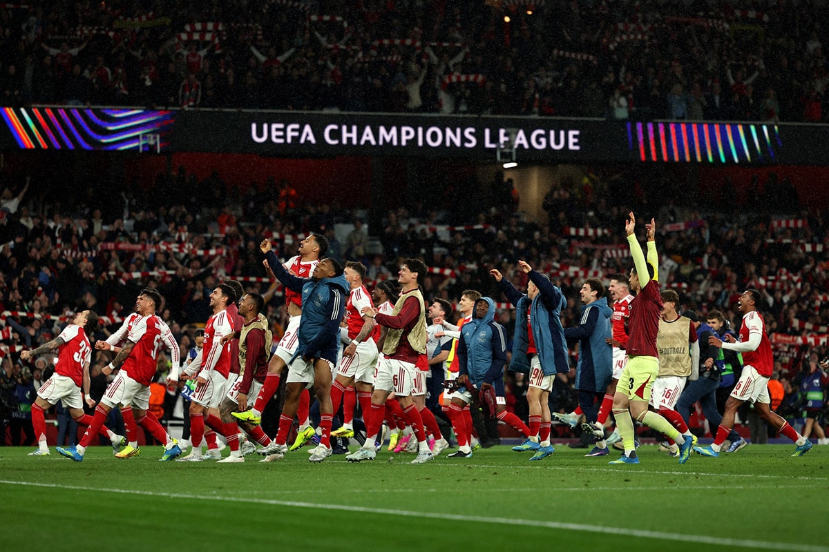Arsenal is in the Champions League final