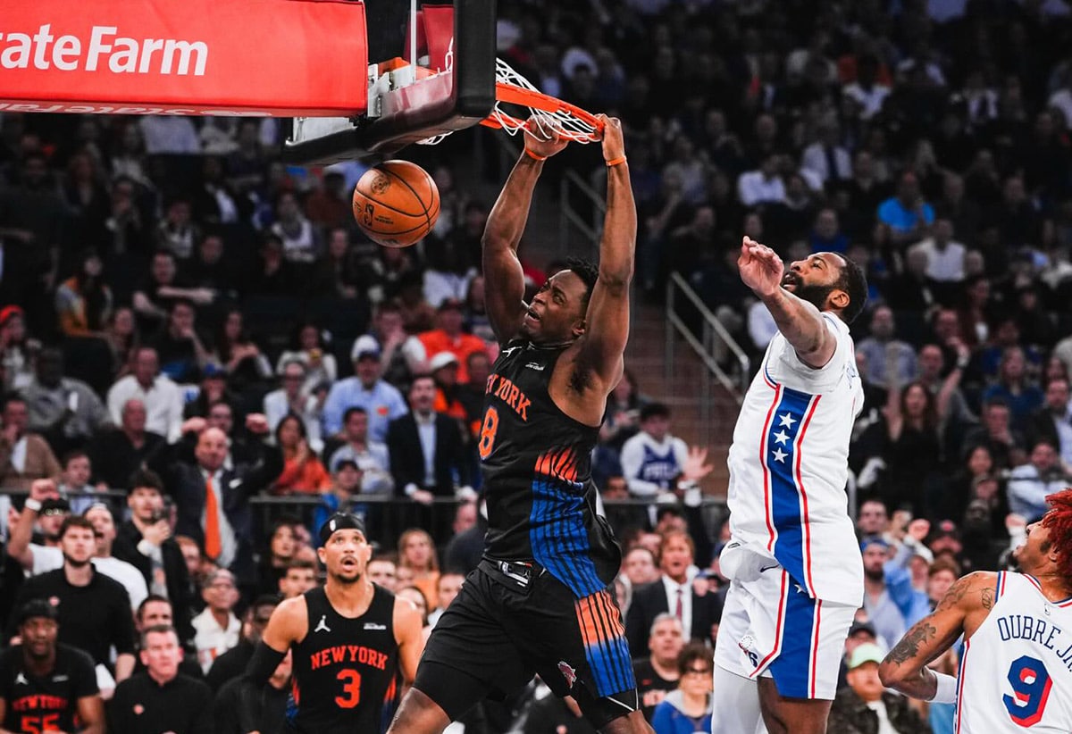 The Knicks beat Philadelphia in the finals, the Spurs retaliated against Minnesota