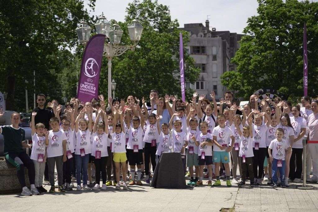 UEFA Euro Trophy Tour in Capljina: Football attracts more and more girls