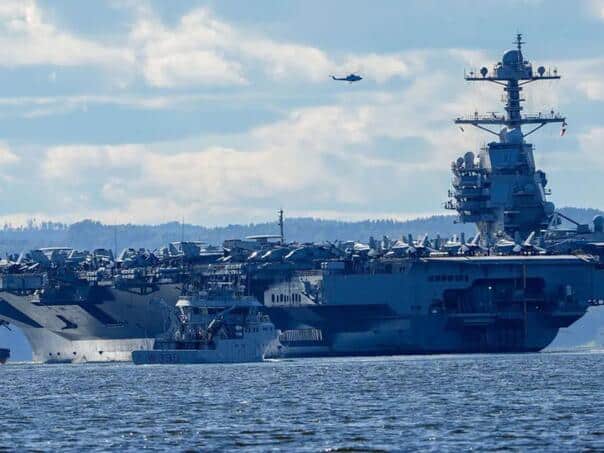 US supercarrier in the Caribbean, Cuba under pressure