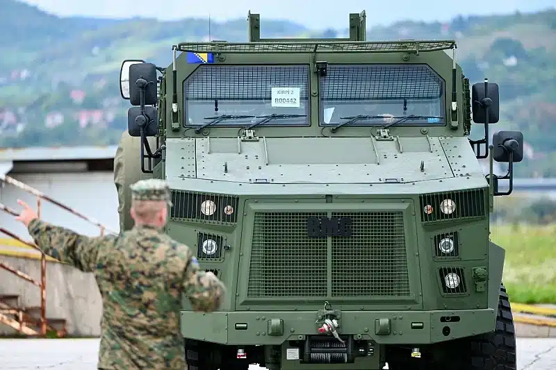 A third of the state budget is planned for defense, but even that is not enough: Helicopters, armored vehicles and drones are arriving