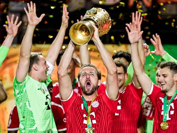 Bayern won the DFB Cup and completed the double crown in Germany
