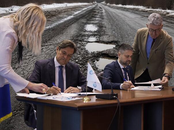 Bosnia and Herzegovina has taken on debt for the reconstruction of roads, which it has already charged citizens