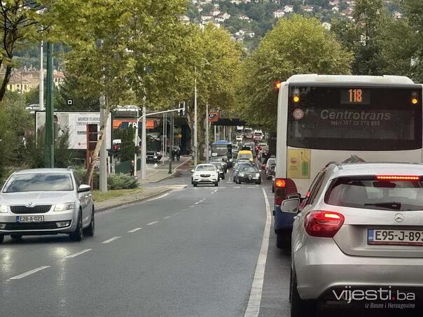 Temporary change of the traffic regime in Sarajevo today