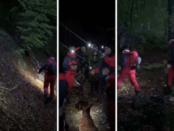 The drama on Prenje ended happily: a family of five was saved