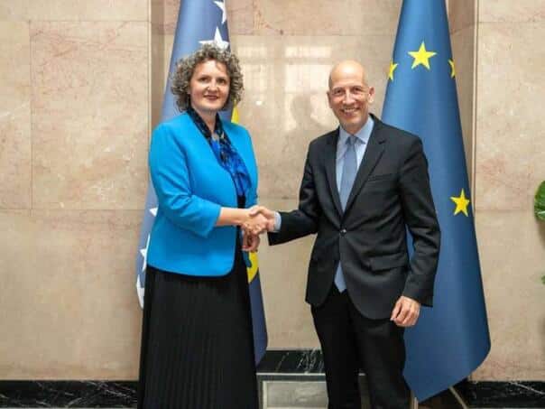 Governor of the National Bank of Austria visiting the CBBH