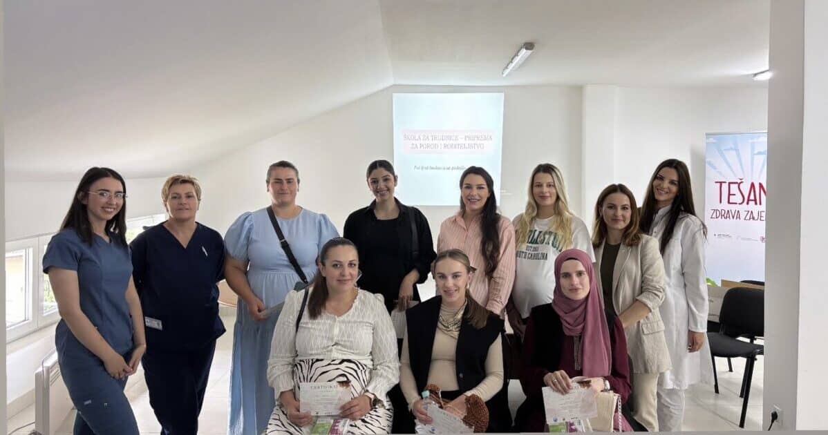 A big step for future mothers in Tešanj: The first School for pregnant women has been launched