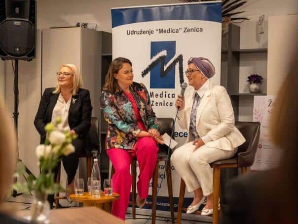 A strong message sent from the heart of Bosnia and Herzegovina: No woman should be left alone