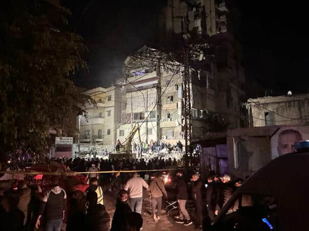 Israel attacked Beirut for the first time since the ceasefire