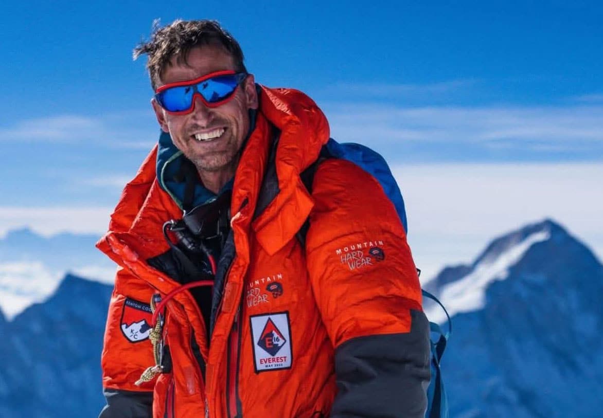The Brit climbed Everest for the 20th time and broke his own record