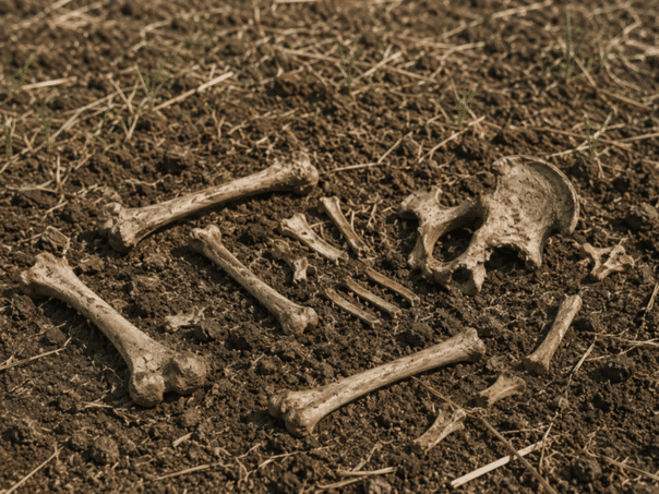 Bone remains found during works on private land near Široki Brijeg