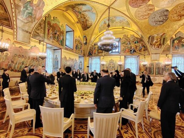 There was little eating, little drinking: Putin in the Kremlin "toasted" with Dodik