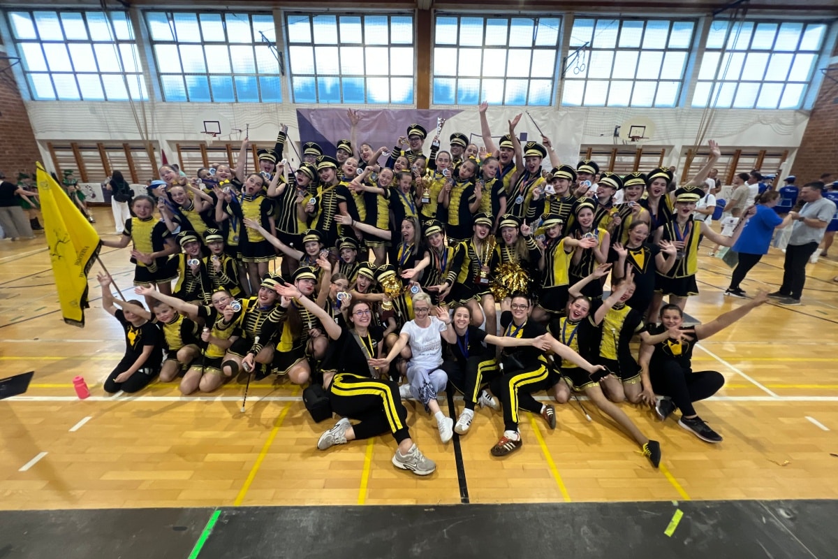 Great success of Mostar majorettes: They return from Croatia with four medals
