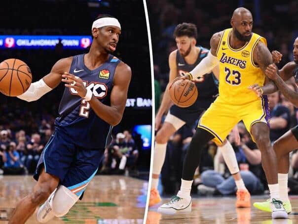 Oklahoma beat the Lakers, Cleveland bounced back against Detroit