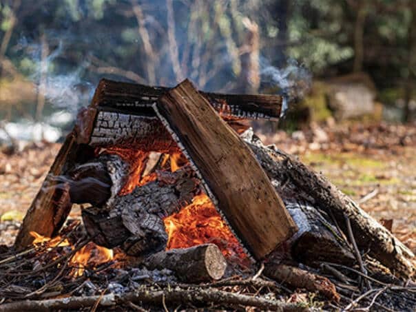 Five children injured in an explosion while camping