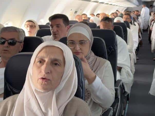 First group BH Hajj arrived in Saudi Arabia, tonight they are performing Umrah