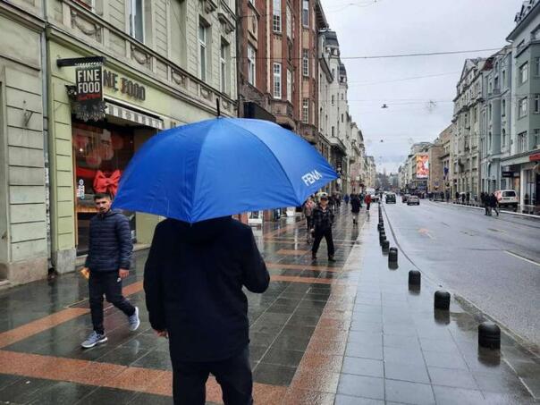 Rainy throughout BiH this morning, clearing up at the end of the day