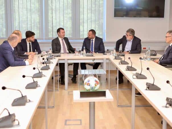 Special representative of FIFA visiting the Football Association of Bosnia and Herzegovina