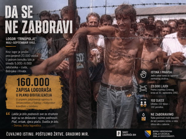 Testimonies of BiH camp inmates will be preserved: The plan is to digitize 160,000 records